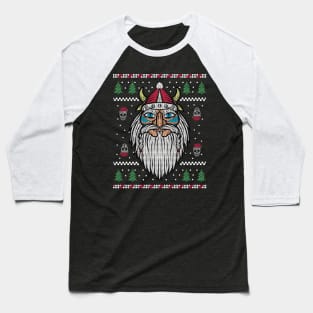 Viking Ugly Christmas Sweater Baseball T-Shirt